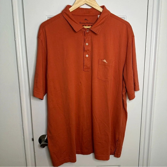 Tommy Bahama Other - TOMMY BAHAMA Men’s Relax Fit Orange Polo XL Fish Preppy Southern